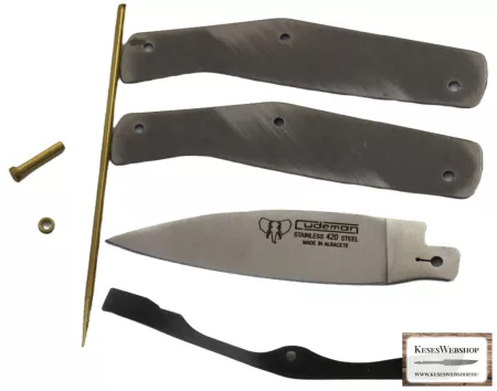 Cudeman 75mm rozsdamentes bicskakészlet