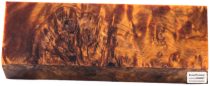 Raffir® stabilized poplar burl wood orange