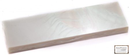 Akril fehér gyöngyház markolat panel pár 10mm