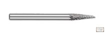 Keményfém turbómaró 3,0mm x 38mm hegyesvégű kúp alak