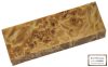 Raffir® stabilized poplar burl wood natural