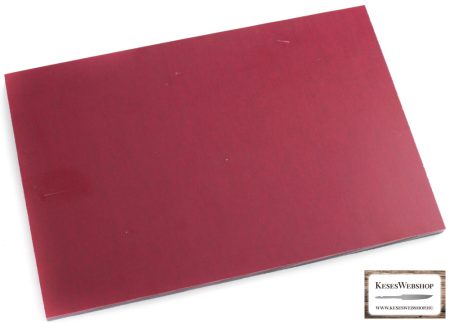Micarta, fekete/piros panel tábla 8mm x 160mm x 240mm