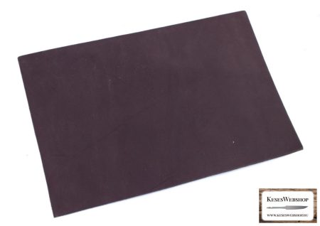 Brown color, veg-tan leather 3 mm x 140 mm x 400 mm