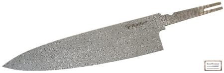 Lama de cutit de bucatar Damascus Raffir 180mm