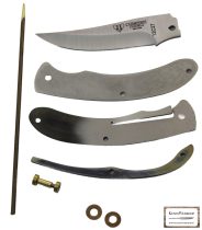 Cudeman rozsdamentes bicskakészlet 80mm 12C27