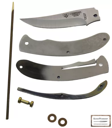 Cudeman rozsdamentes bicskakészlet 80mm 12C27