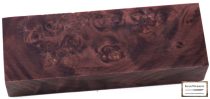 Raffir® stabilized poplar burl wood brown color