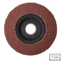  Disc de șlefuit lamelar ABRABORO® Chili (maro) 60 granulație, 125 mm x 22 mm