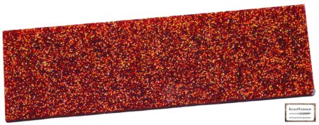 Kirinite Glitter Red pár 4mm