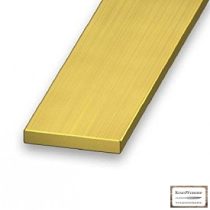 Brass flat bar 4x20x100mm