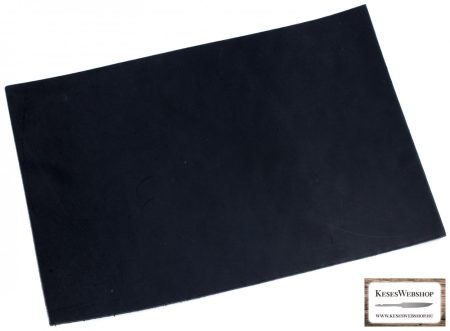 Pelle, colore nero, conciata al vegetale 3 mm x 200 mm x 300 mm