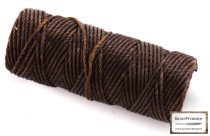 Polyester brown yarn for sewing leather 0.5mm x 22 meters