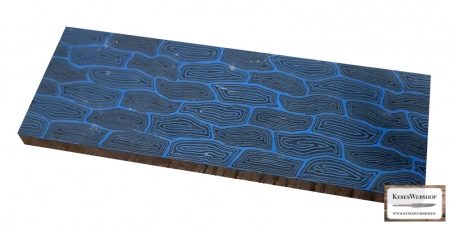 G10 damaszk mintás panel kék 1 db