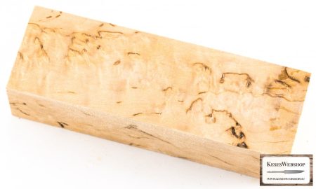 Curly birch (A) knife handle block