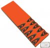 G10 knife scales orange/black