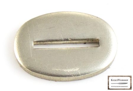 Gardă nichel-argintie pentru lame cu mâner nituit 16x24x3 mm